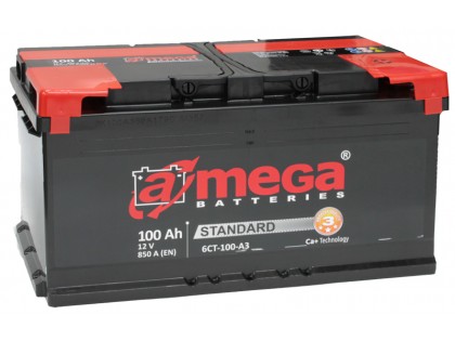 Аккумулятор A-mega Standard 100 R+ 850 A (EN)